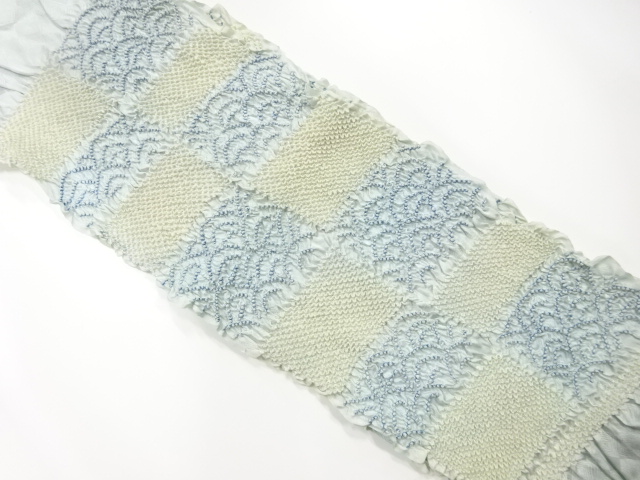 正絹　絞り　帯揚げ